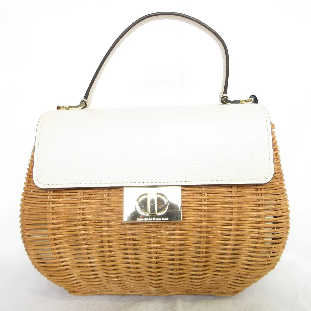 Kate Spade NEW YORK ケイトスペード ニューヨーク バスケットバッグ ハンドバッグ ベージュ