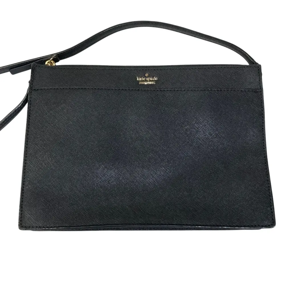 Kate Spade ケイトスペード サフィアーノレザー ショルダーバッグ ブラック