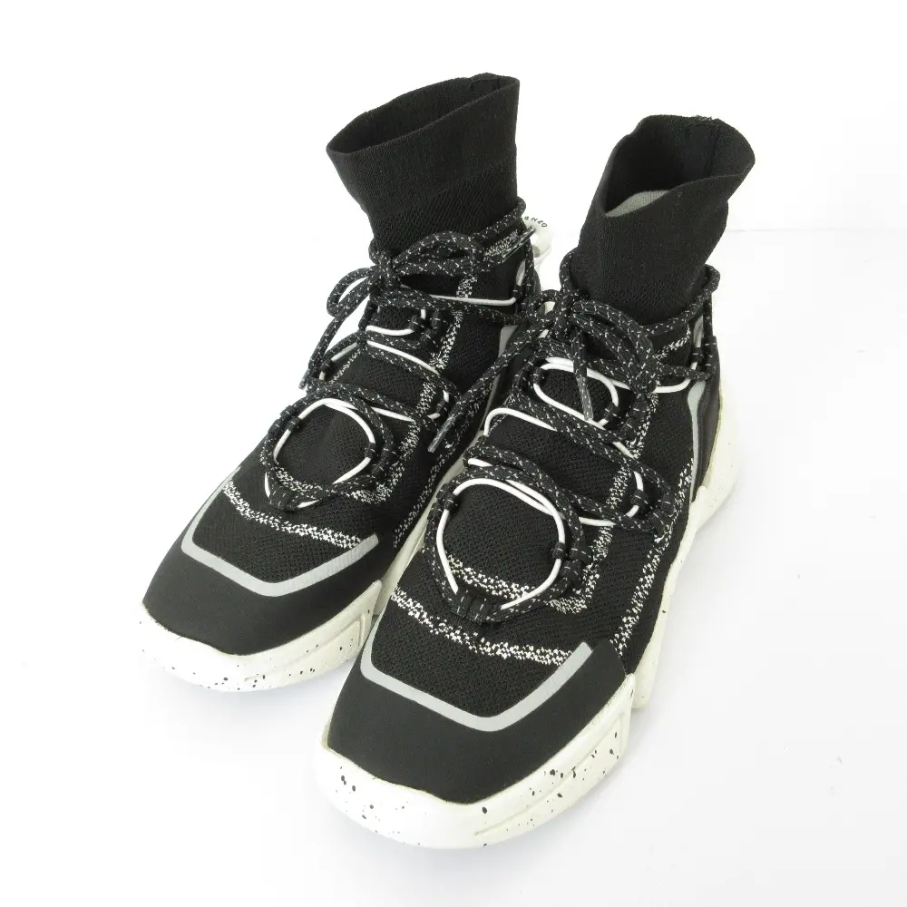 KENZO ケンゾー K Sock High Top チャンキーソール ハイカット ソックス スニーカー 36 23cm相当 ブラック