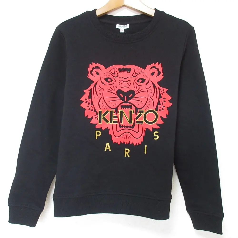 KENZO ケンゾー  CLASSIC TIGER SW CNY タイガープリント 裏起毛 プルオーバー スウェットシャツ トレーナー M ブラック