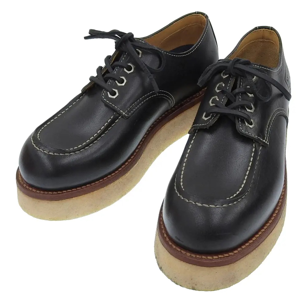 KENZO ケンゾー KENZOYAMA DERBIES レザー レースアップ ダービーシューズ 38 24cm ブラック