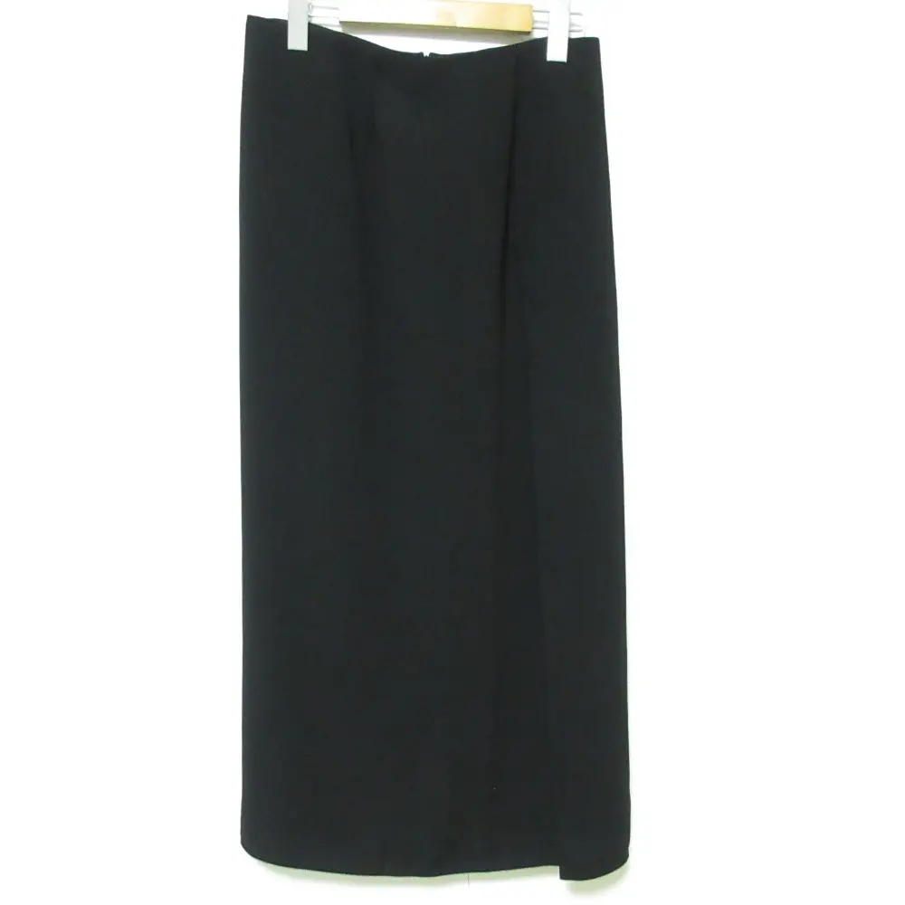 24SS L’Appartement アパルトモン Lisiere リジェール Slit Long Skirt スリットロングスカート サイズ38 ブラック