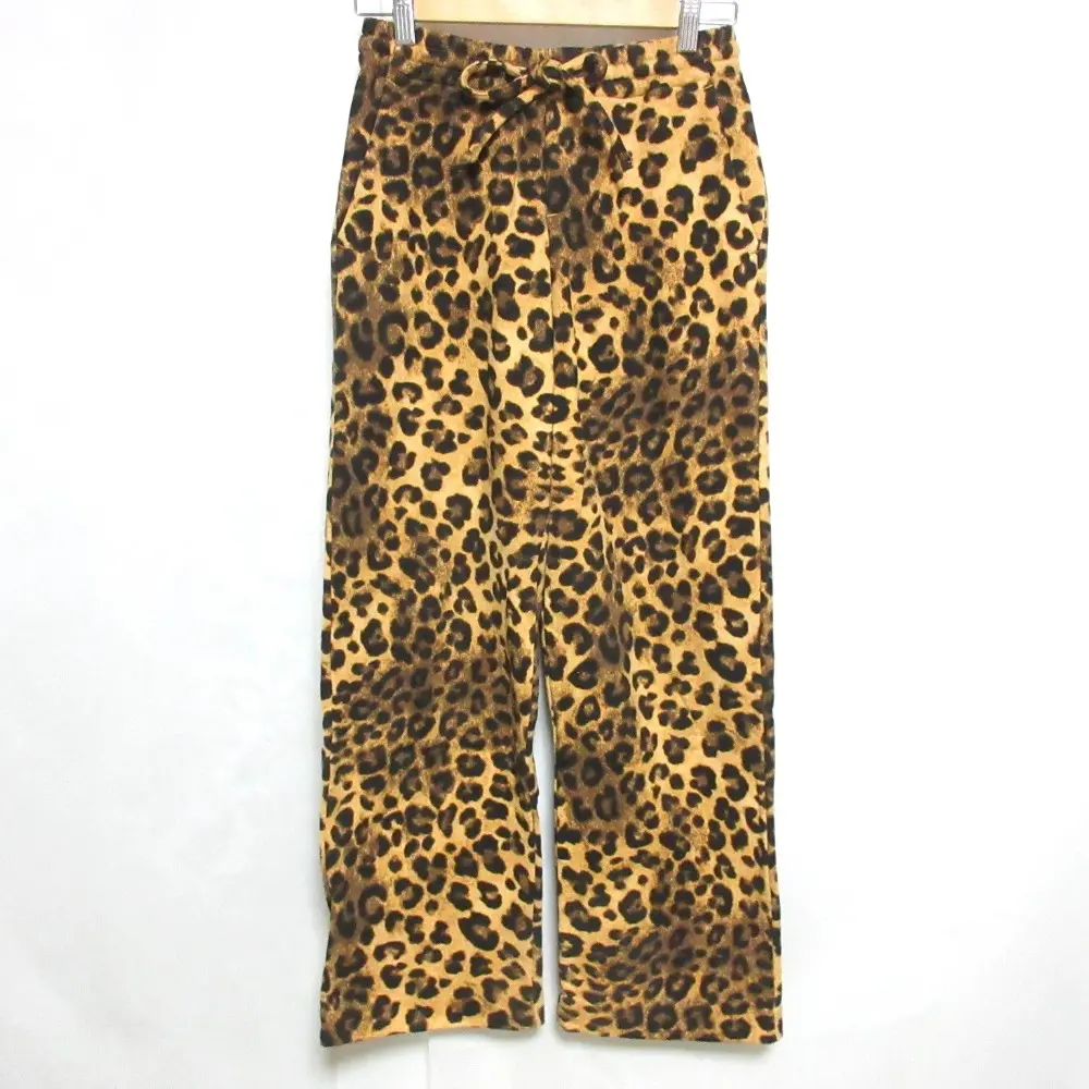 22AW L'Appartement アパルトモン ドゥーズィエムクラス Leopard Sweat Pants レオパード柄 スウェットパンツ 36 キャメル