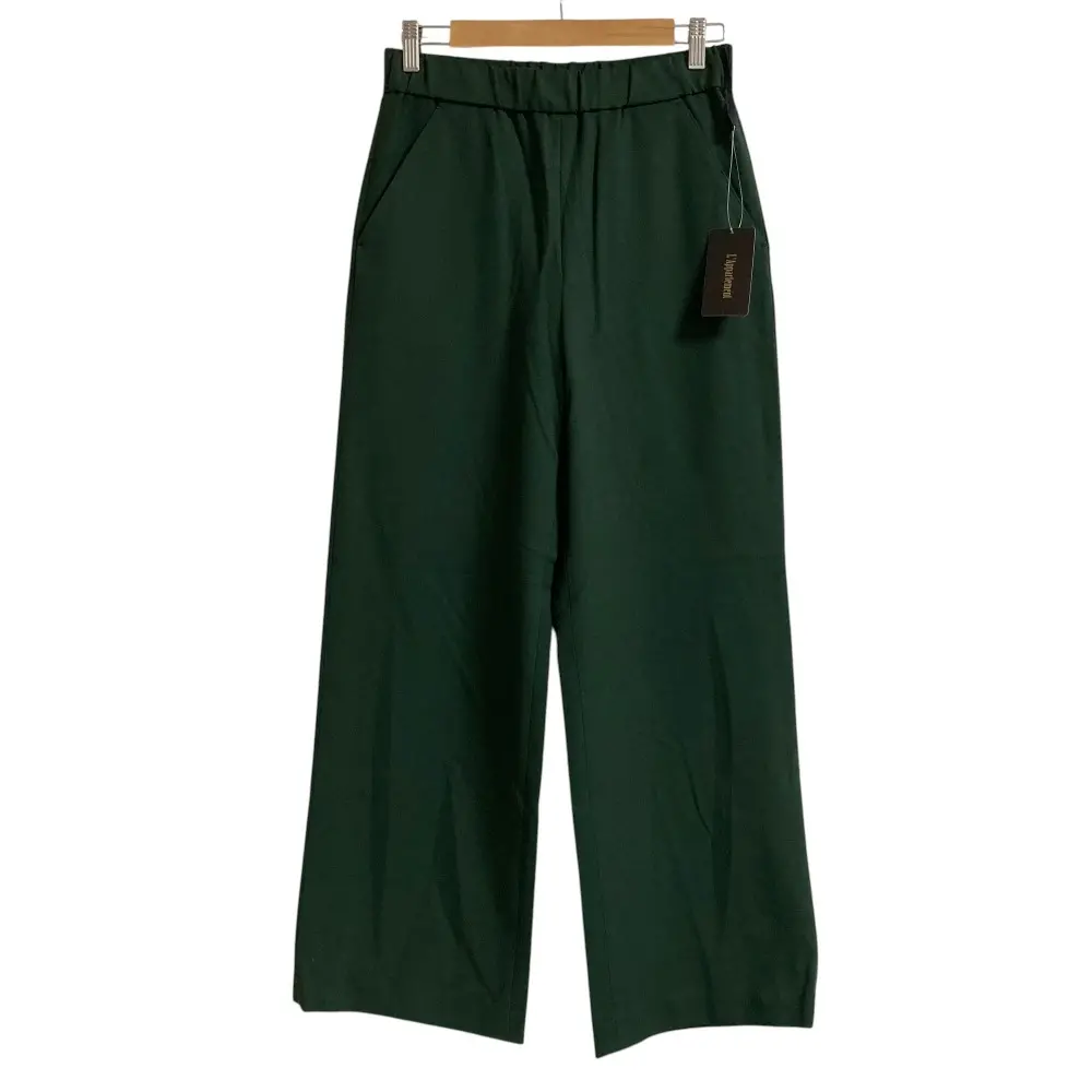 21AW hello,bonjour! アパルトモン キモウ Relax パンツ 21030560100430 サイズ36 グリーン