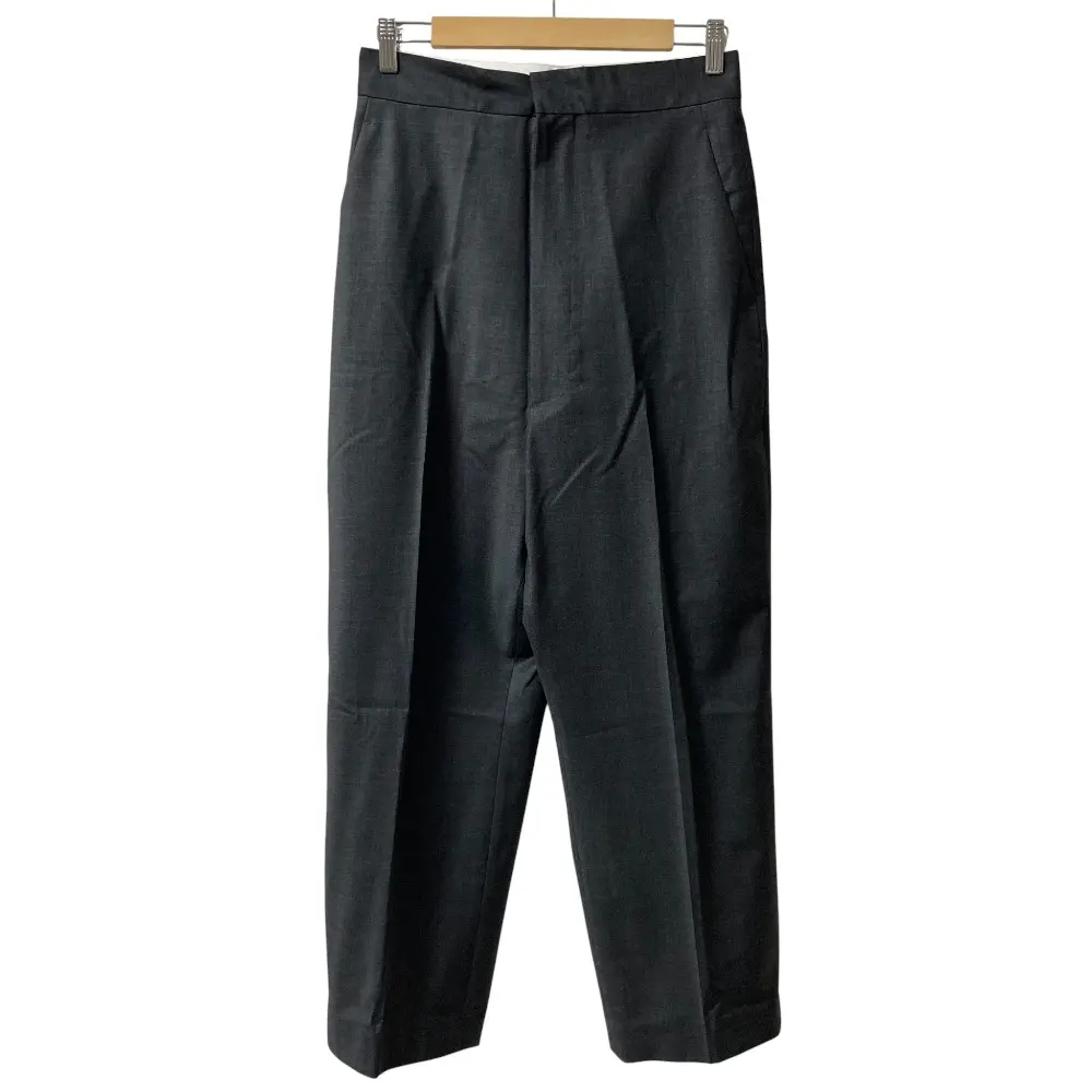 22AW L'Appartement Hello,Bonjour アパルトモン ハローボンジュール ジェントルマンパンツ サイズ36 グレー
