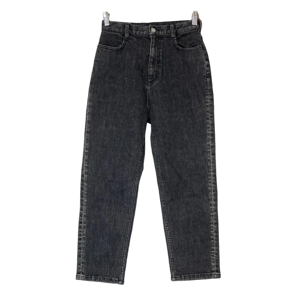 L'Appartement アパルトモン ドゥーズィエムクラス High rise tappered denim ストレッチ デニムパンツ ジーンズ W27 ブラック