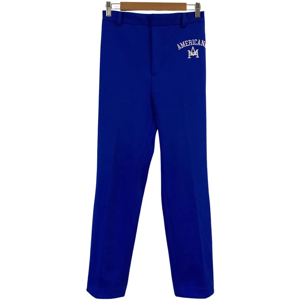 L'Appartement アパルトモン アメリカーナ 別注 サイドジップパンツ スラックス サイズ36 ブルー
