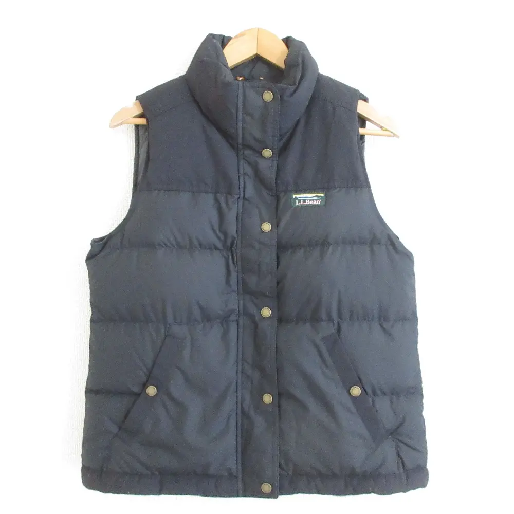 L.L.Bean エルエルビーン マウンテン クラシック ダウン ベスト 米国フィット プチ ジャケット ブルゾン 505976 S ブラック
