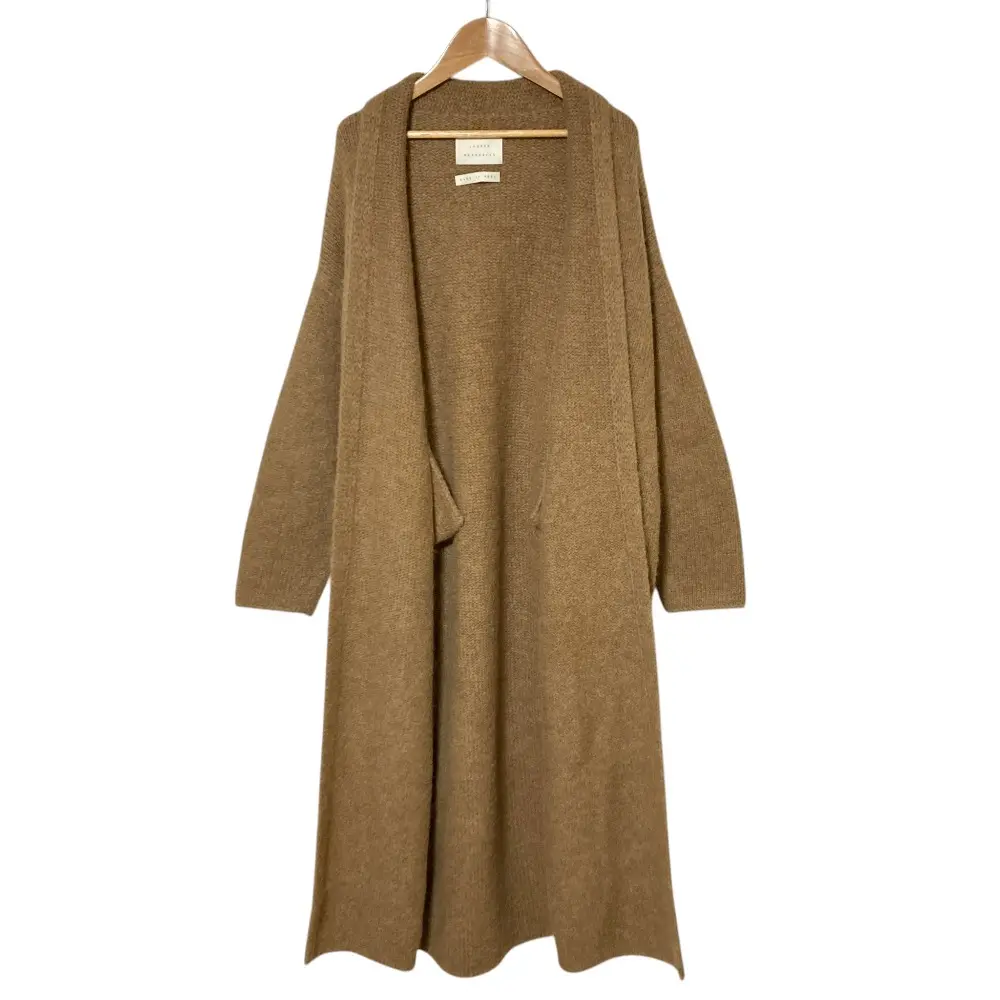 Lauren Manoogian ローレンマヌージアン ROBE KNITコート ロングニットカーディガン サイズ1 ブラウンベージュ