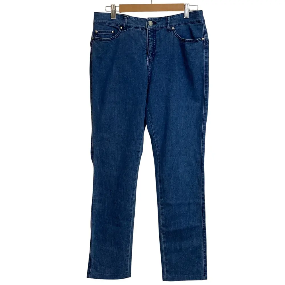 LEONARD FASHION レオナールファッション デニムパンツ サイズ44 ブルー