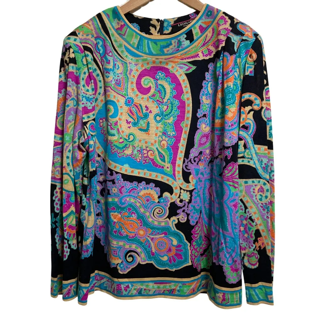 LEONARD SPORT レオナールスポーツ アルファベット柄 ショートスリーブ