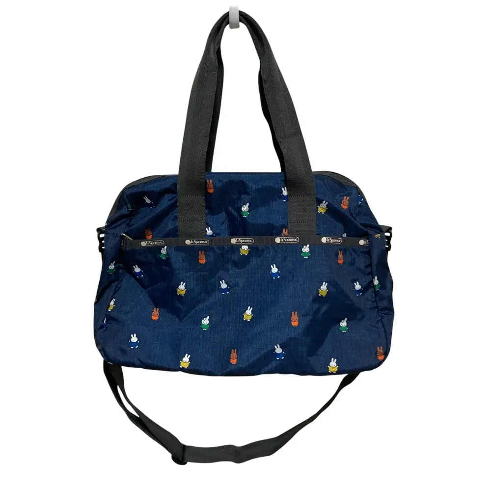 LeSportsacs × Dick Bruna レスポートサック ミッフィー 65周年 コラボ ミディアム ウィークエンダー ボストンバッグ ネイビー