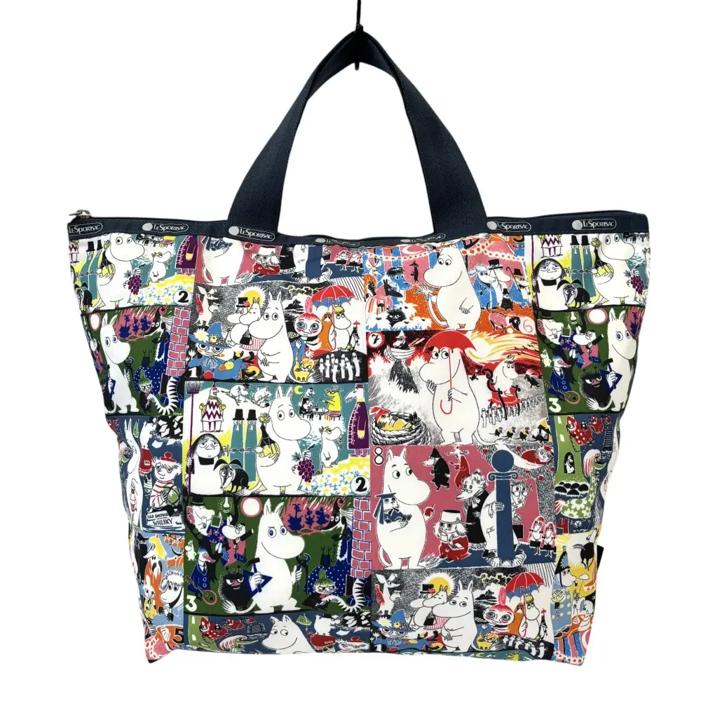 LeSportsac レスポートサック イノーマス ワールド ムーミンコラボ ナイロントートバッグ マルチカラー