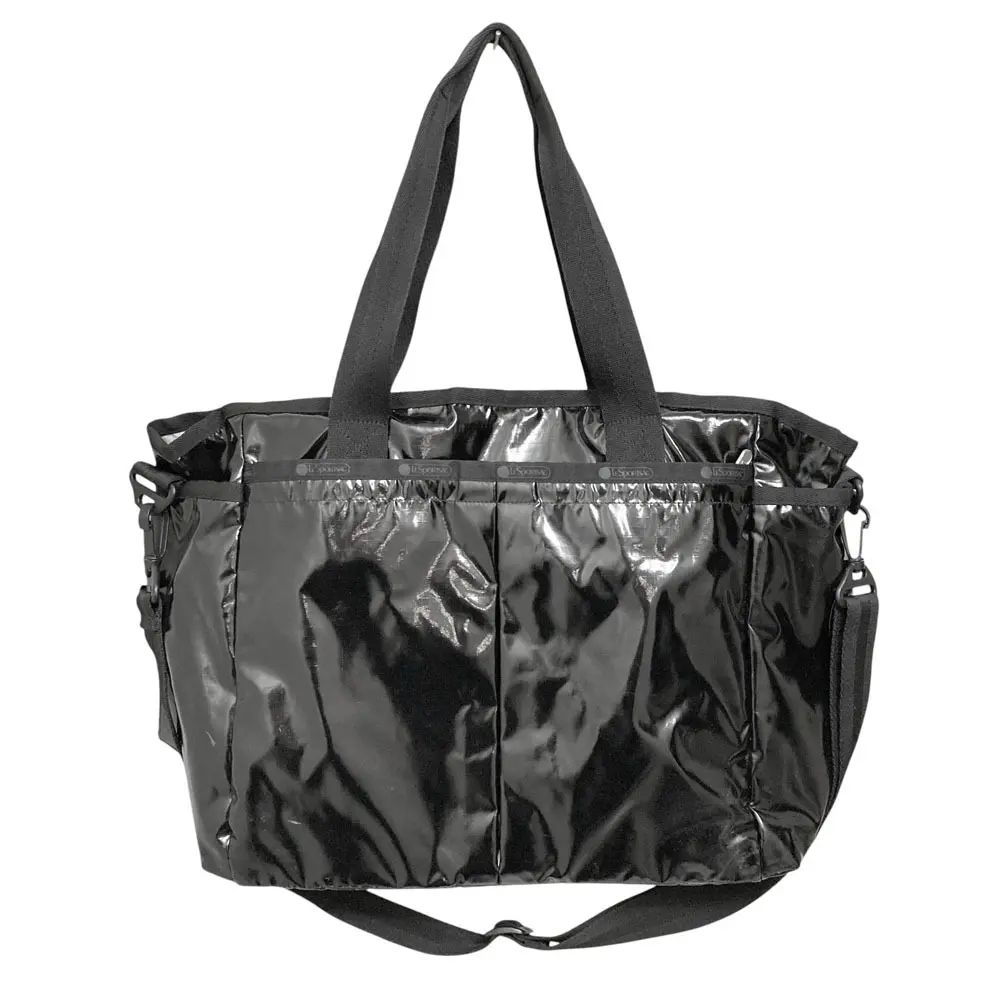 LeSportsac レスポートサック ひとりっぷ ライアントラベルトート ショルダーバッグ ブラック