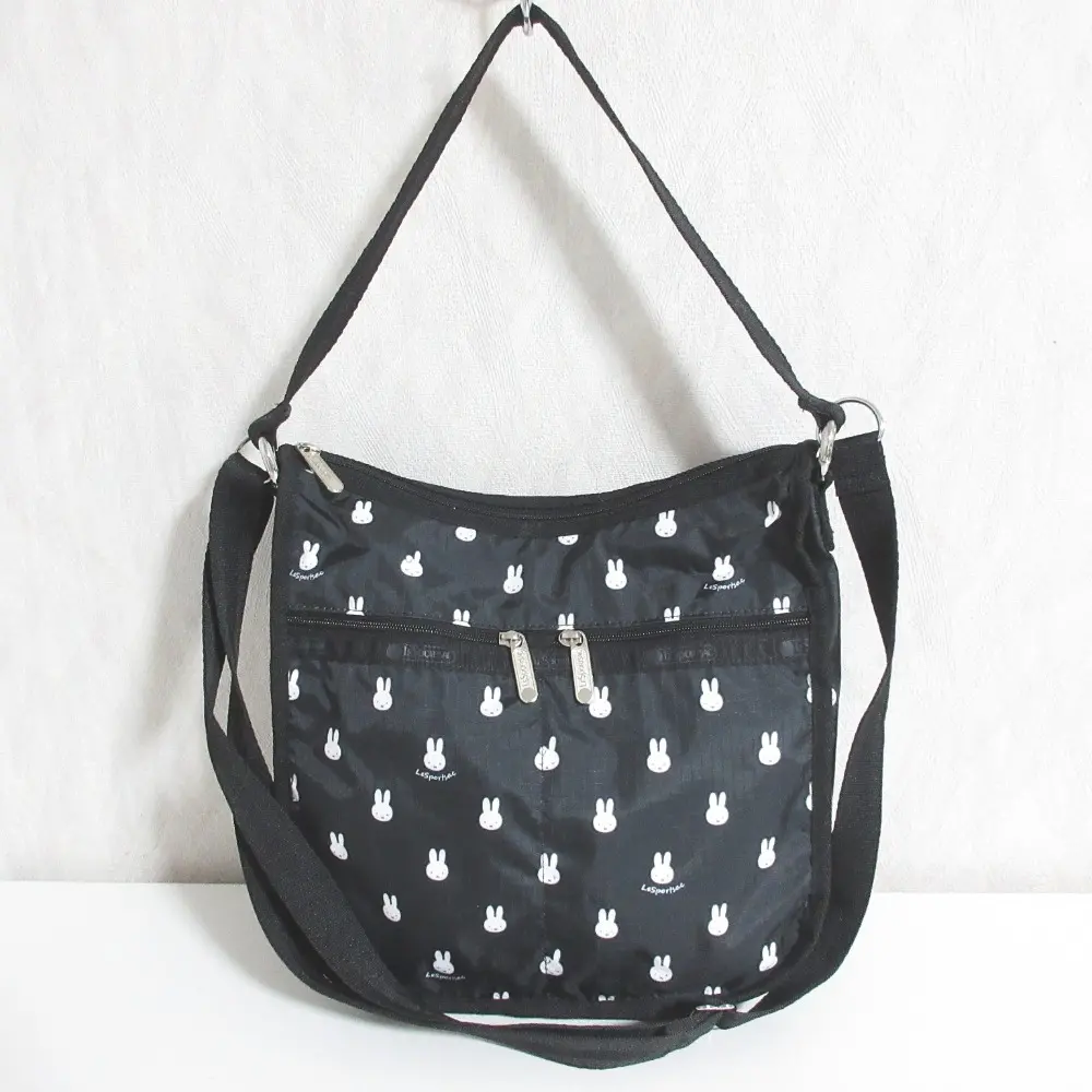 LeSportsac × Dick Bruna レスポートサック ディックブルーナ ミッフィー 2way ショルダーバッグ ブラック