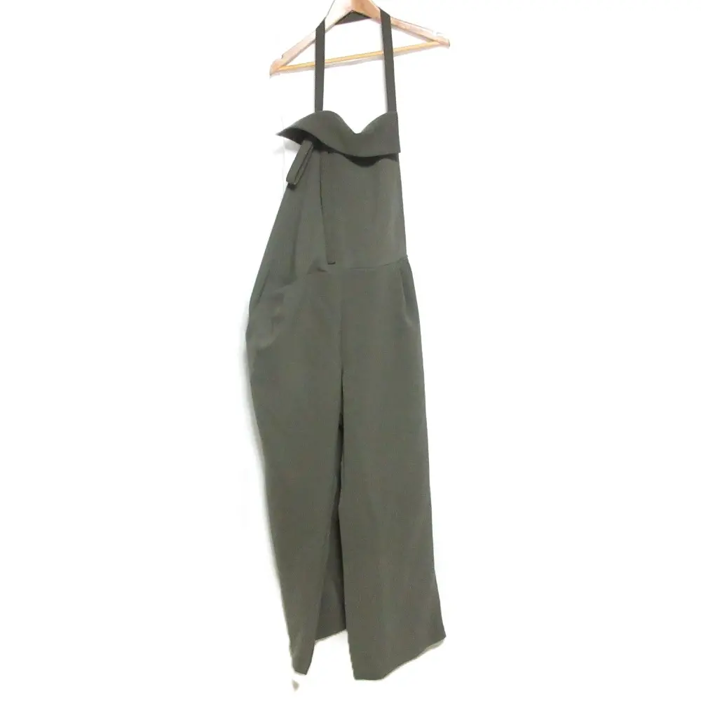20SS LIMI feu リミフゥ ジャージーサロペット ワイドパンツ S カーキの買取実績【2024年8月買取】