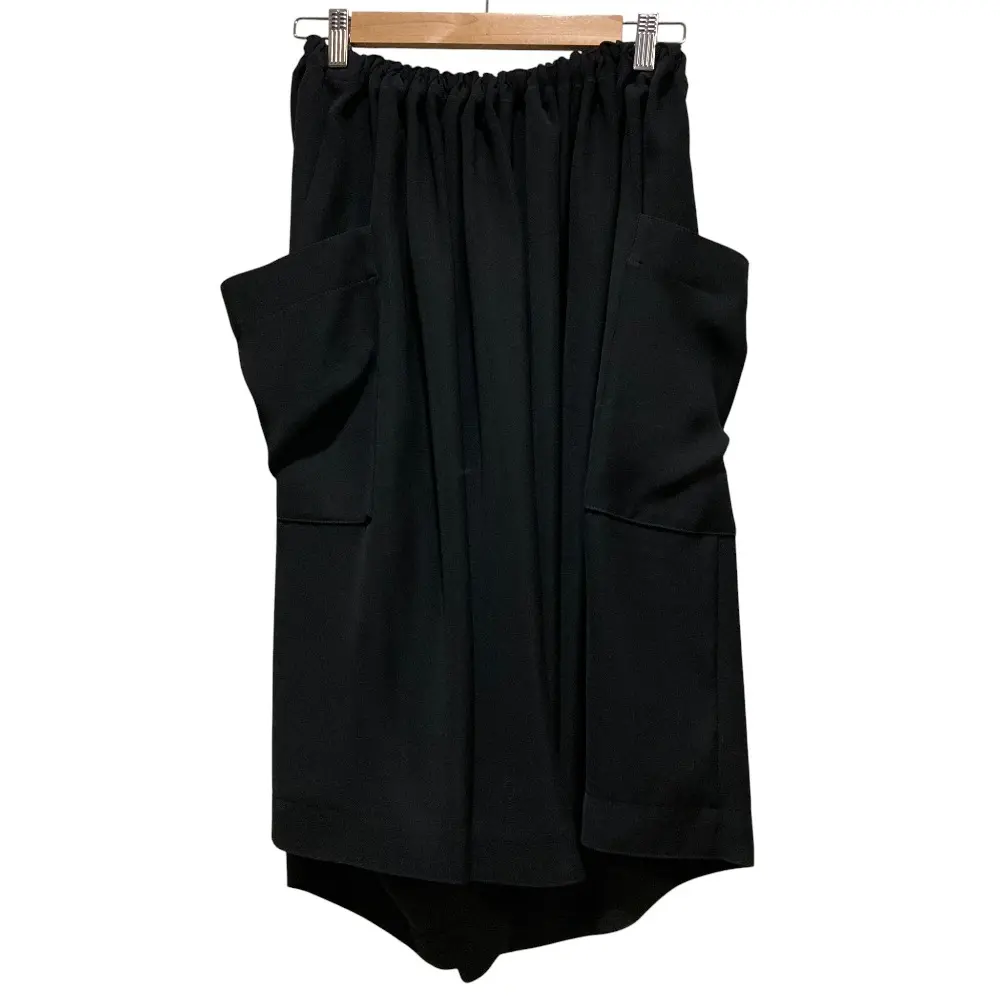 LIMI feu YohjiYamamoto リミフゥ ヨウジヤマモト イージーウエスト ミドル丈 サルエルパンツ Sサイズ ブラックの買取実績【2025年9月買取】