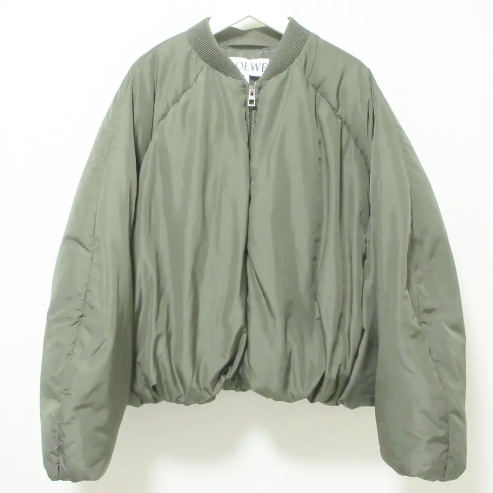 LOEWE ロエベ 24SS パデッド ボンバージャケット ブルゾン S359Y02XBE サイズ38 ローデングリーン