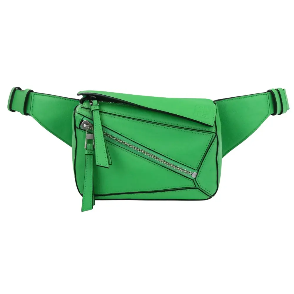 LOEWE ロエベ PUZZLE MINI BUMBAG パズルエッジ バムバッグ ミニ ウエストバッグ ボディバッグ B510U89X02 アップルグリーン