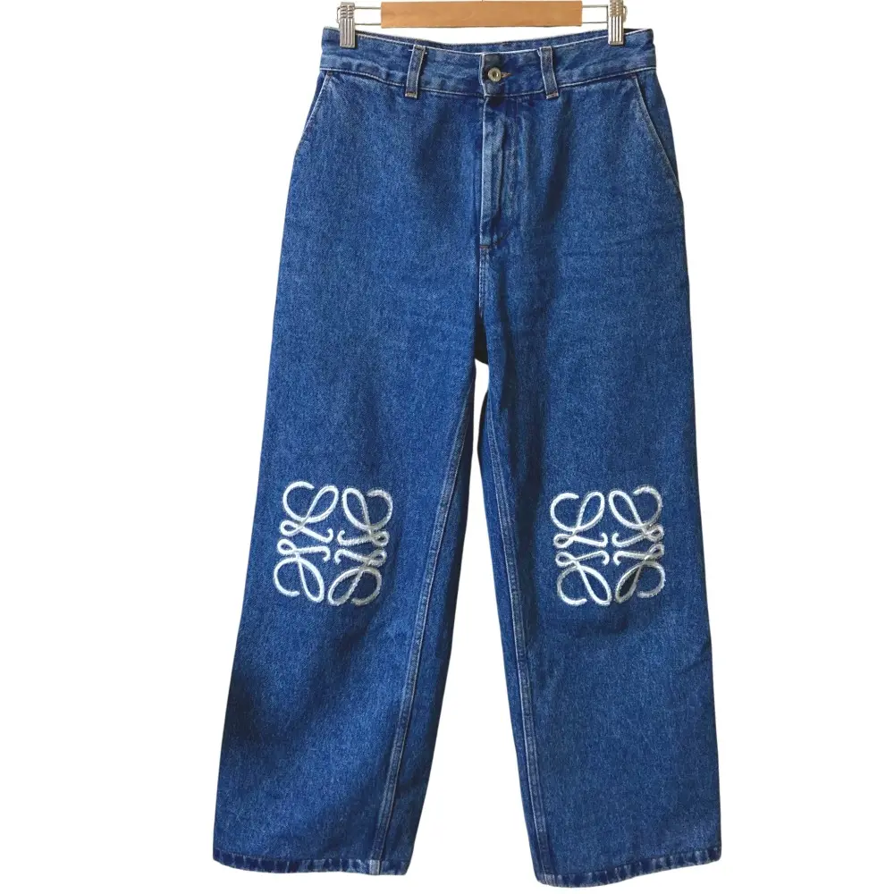 LOEWE ロエベ ANAGRAM BAGGY JEANS AF アナグラム バギージーンズ デニムパンツ S359Y11XBR サイズ36 ブルー