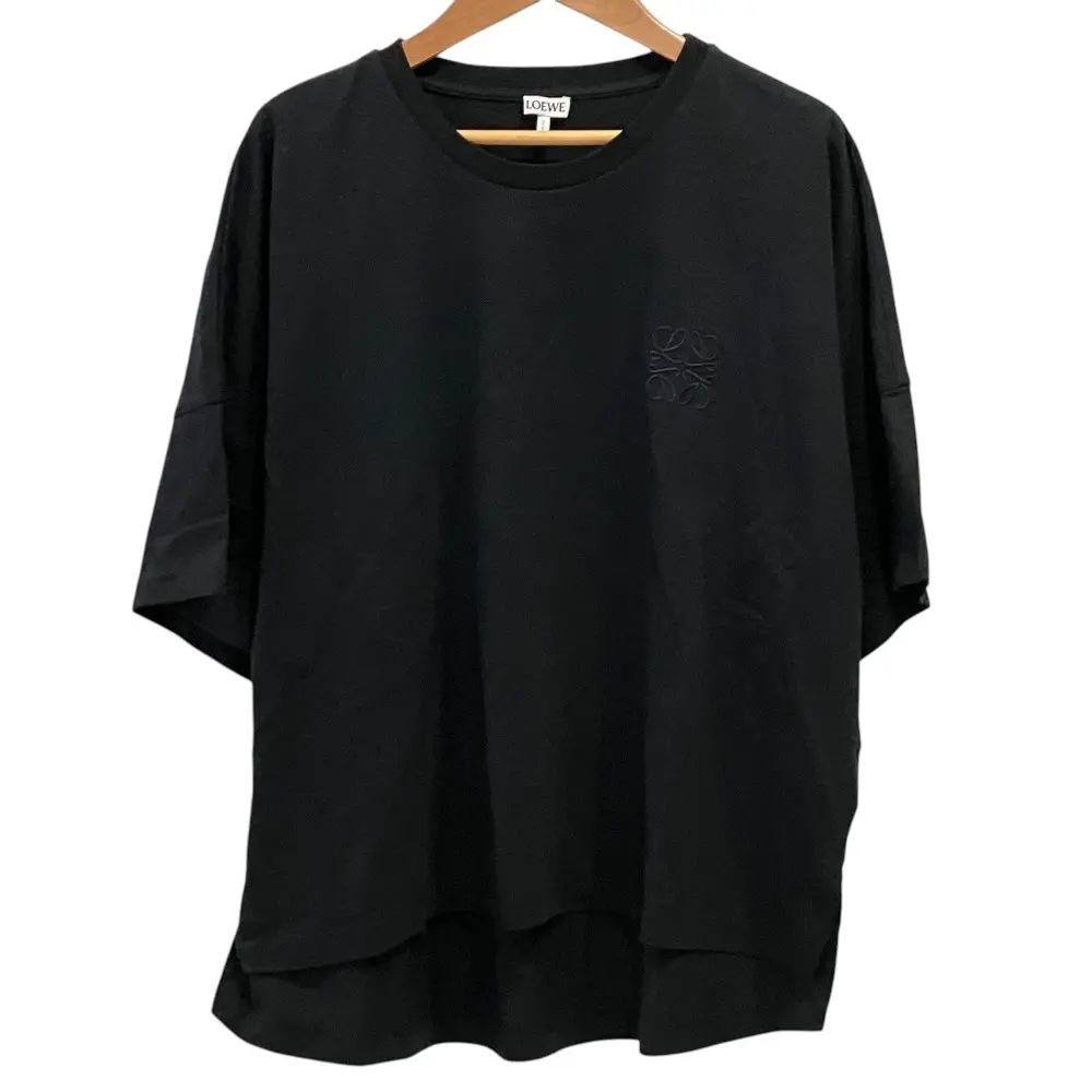 LOEWE ロエベ アナグラム ロゴ ボクシーフィット 半袖Tシャツ S359341XA4 サイズS ブラック