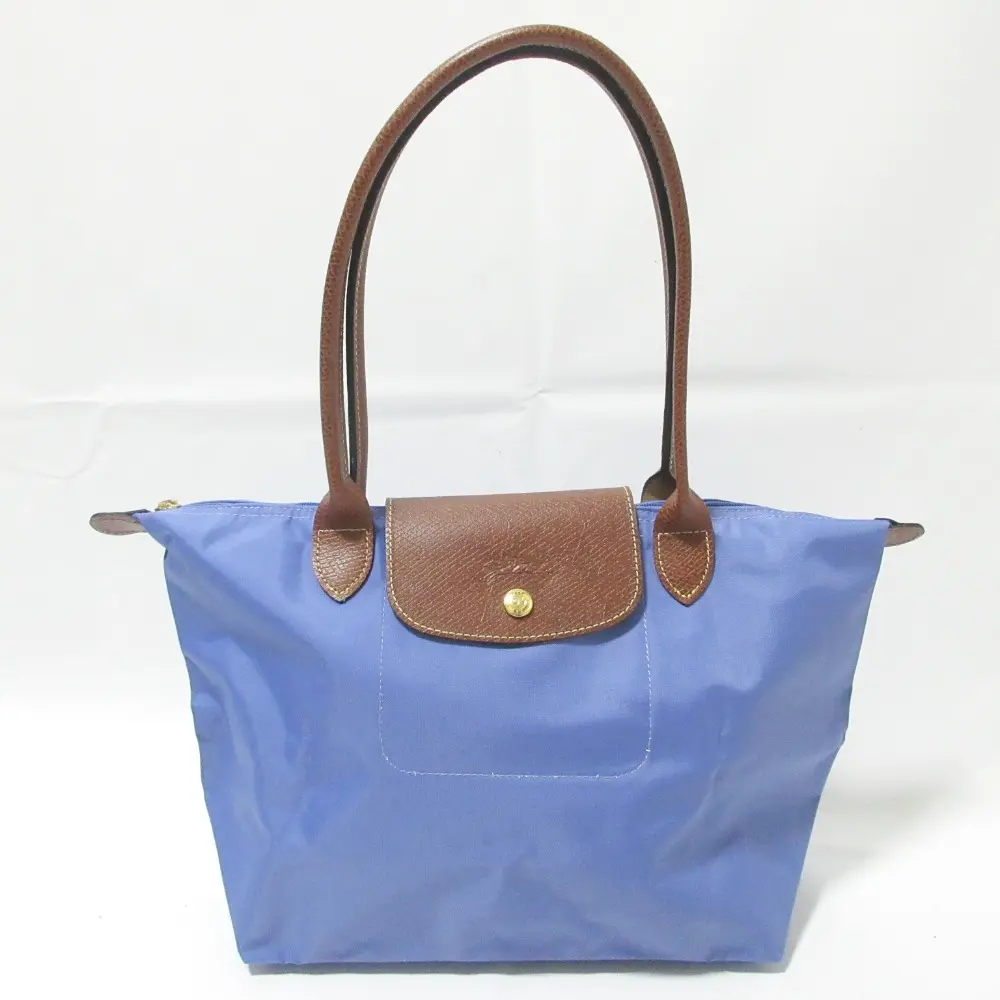 LONGCHAMP ロンシャン ルプリアージュ ショッピング ナイロントートバッグ ハンドバッグ ブルー