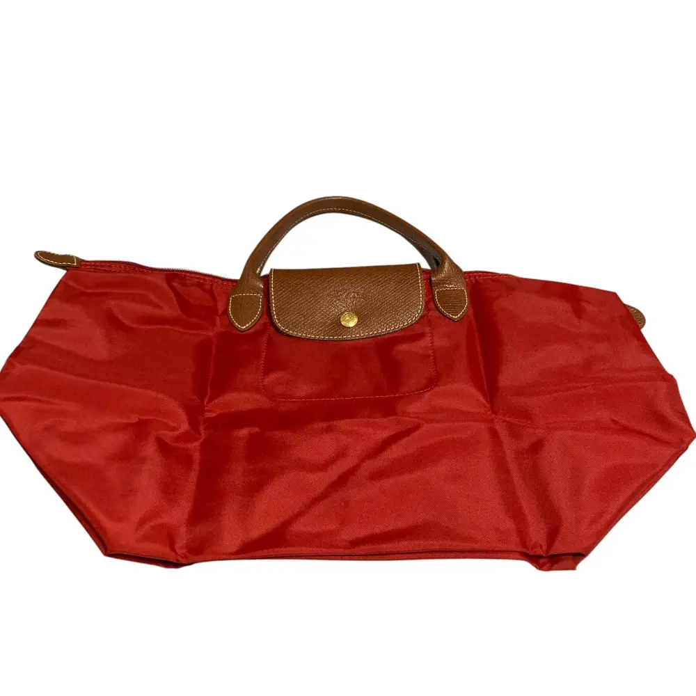 LONGCHAMP ロンシャン ルプリアージュ 1623 M-size ナイロン 折り畳み ハンドバッグ トートバッグ レッド