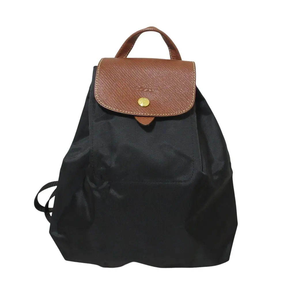 Longchamp ロンシャン ルプリアージュ リュックサック バックパック ブラック ブラウン