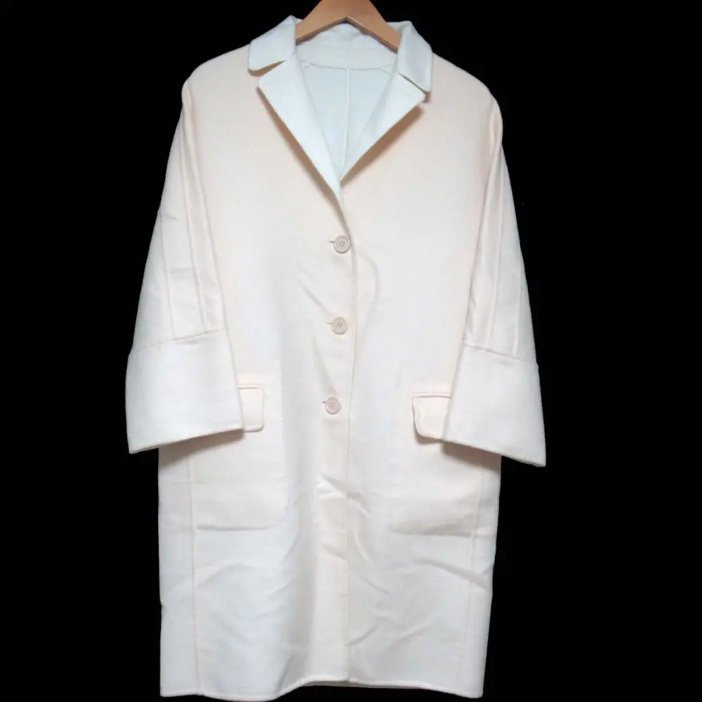 Loro Piana ロロピアーナ カシミヤ100% ダブルフェイス リバーシブル チェスターコート FAI5331 40サイズ ベージュ×オフホワイト