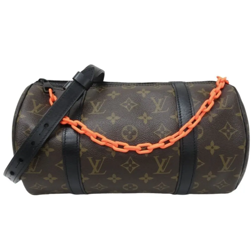 LOUIS VUITTON ルイヴィトン ミニポロション モノグラム ソーラーレイ ショルダーバッグ M44479 ブラウン×オレンジ
