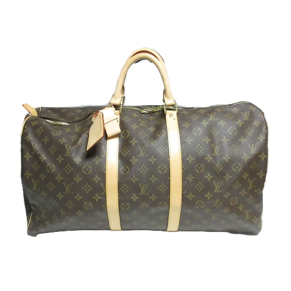 LOUIS VUITTON ルイヴィトン キーポル55 モノグラム柄 ボストンバッグ M41424 ブラウン