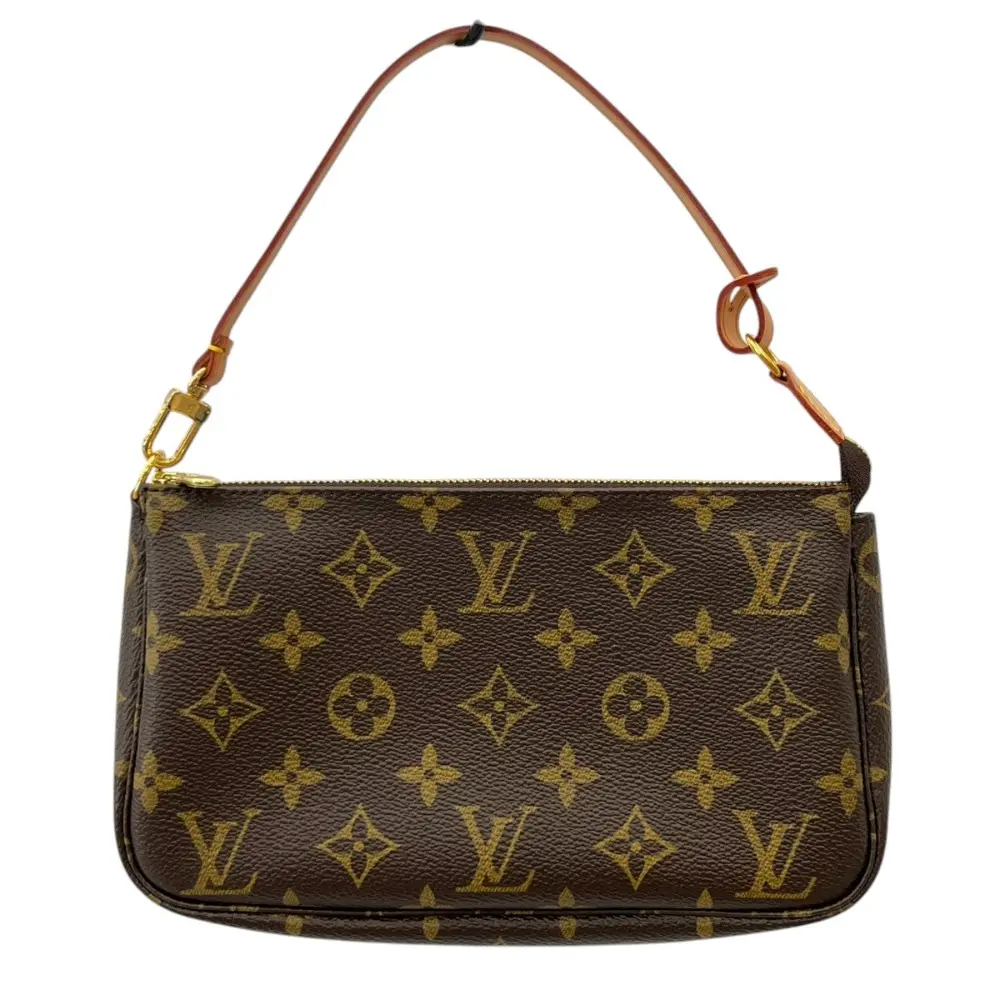 Louis Vuitton ルイヴィトン モノグラム ポシェット アクセソワール アクセサリーポーチ M51980 ブラウン