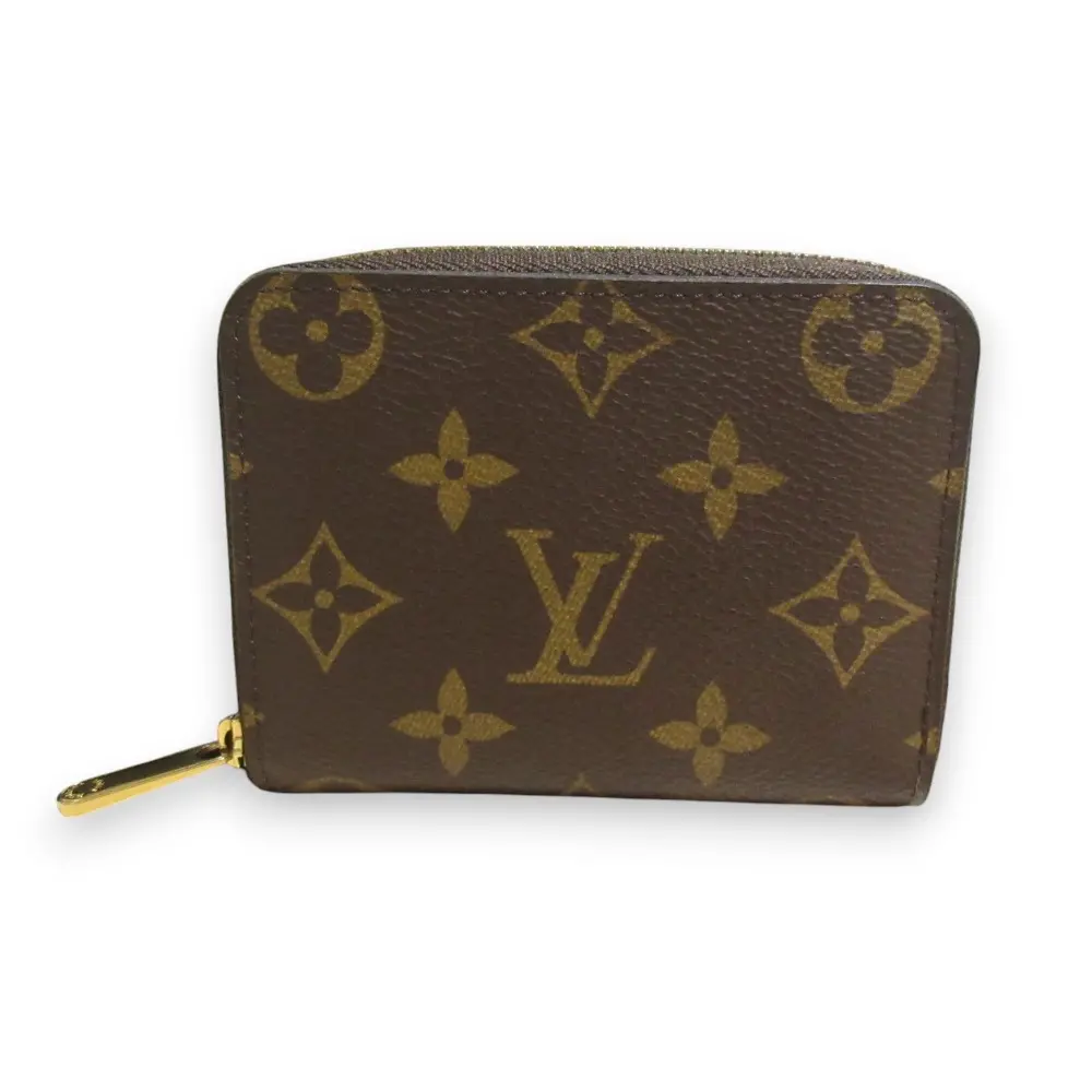 LOUIS VUITTON ルイヴィトン モノグラム ジッピーコインパース コンパクトウォレット M60067 ブラウン系
