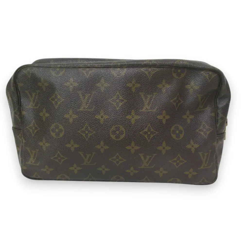 LOUIS VUITTON ルイヴィトン トゥルーストワレット 28 モノグラム セカンドバッグ クラッチバッグ M47522 ブラウン系