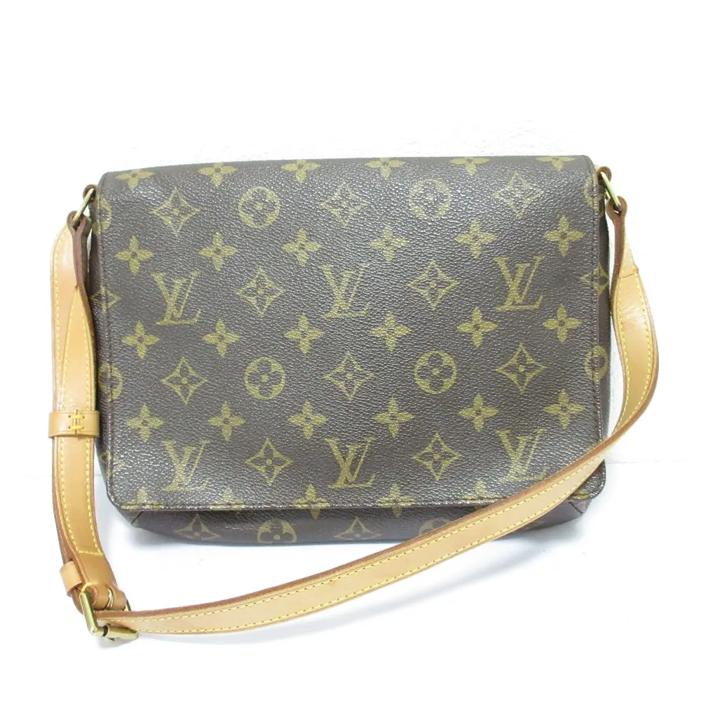 Louis Vuitton ルイヴィトン モノグラム ミュゼットタンゴ ショートストラップ ワンショルダーバッグ M51257 ブラウン