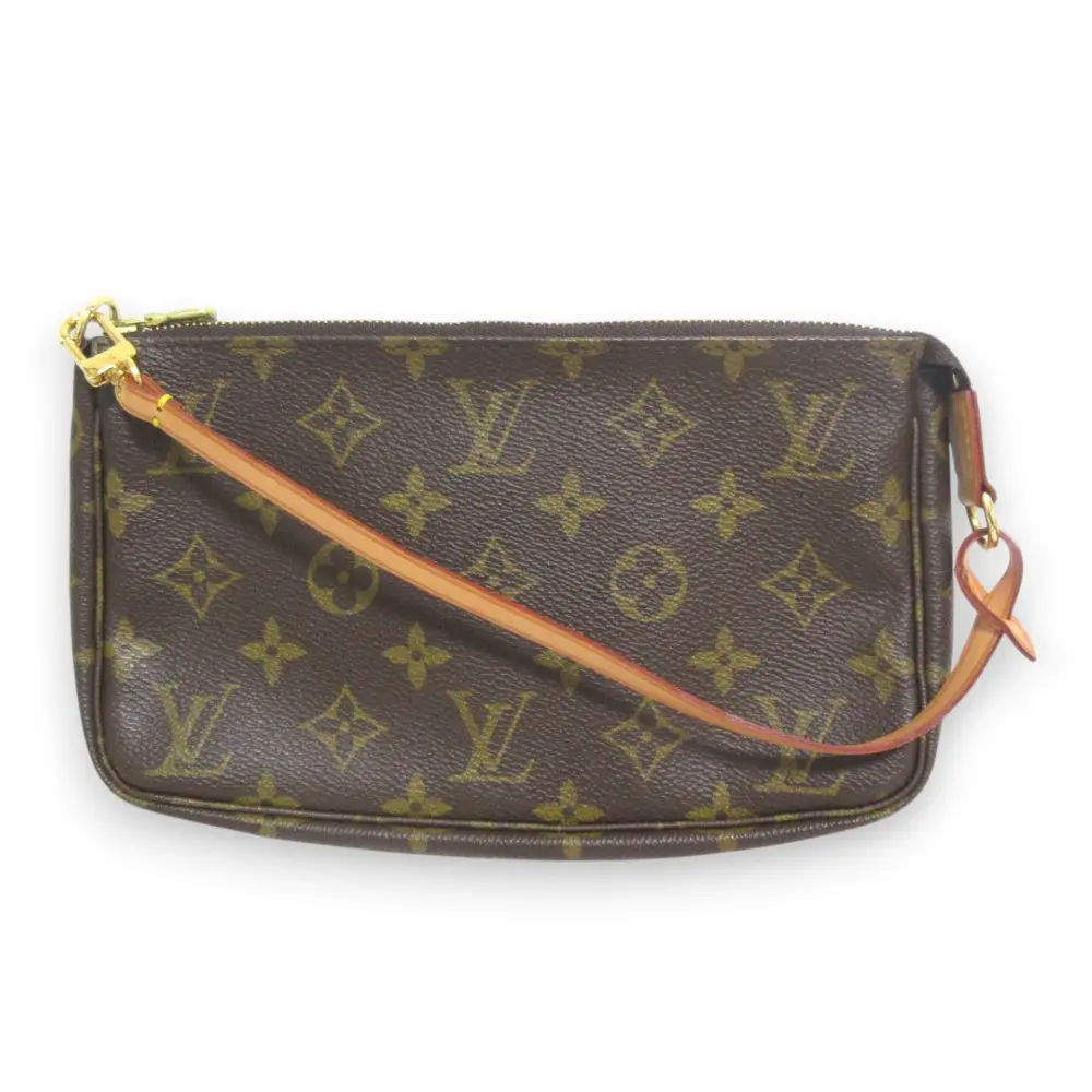 LOUIS VUITTON ルイヴィトン ポシェット アクセソワール モノグラム アクセサリーポーチ ハンドバッグ M51980 ブラウン