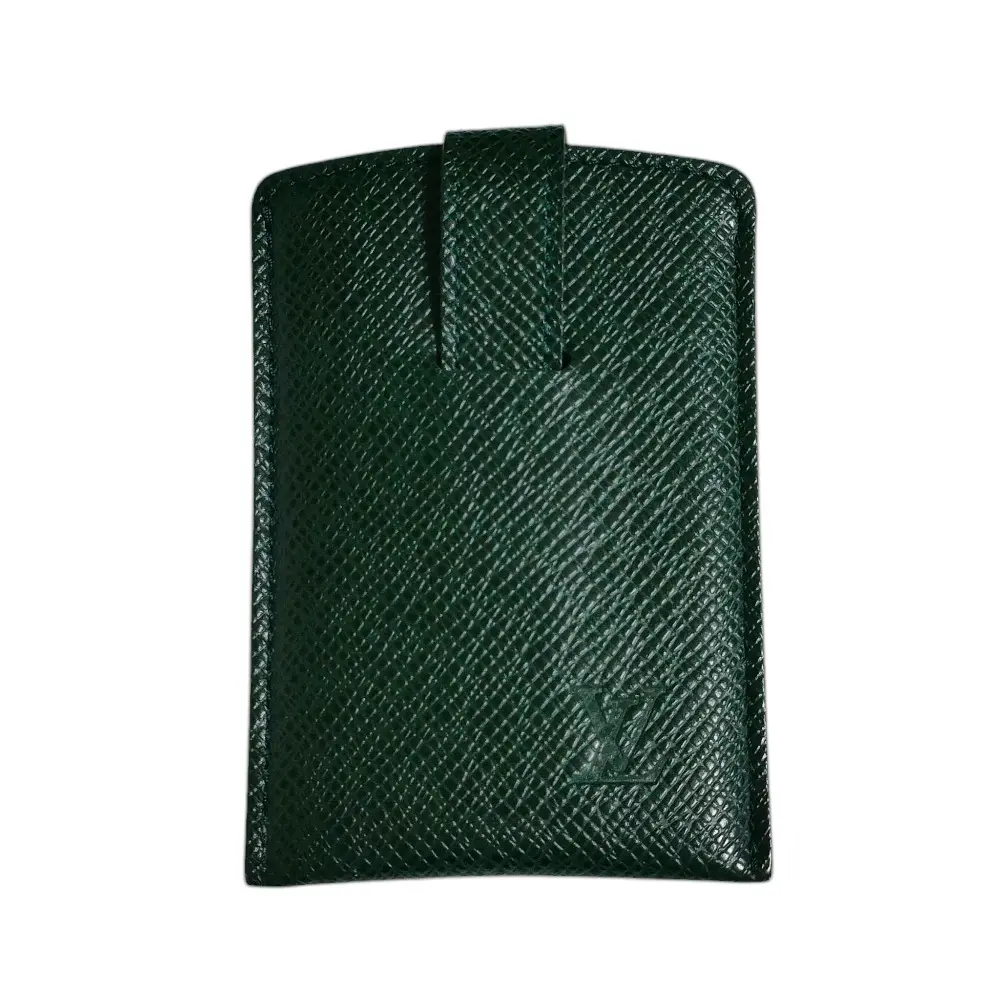 LOUIS VUITTON ルイヴィトン タイガ エテュイ カルトデヴィジットトワレット レザー カードケース M30544 グリーン