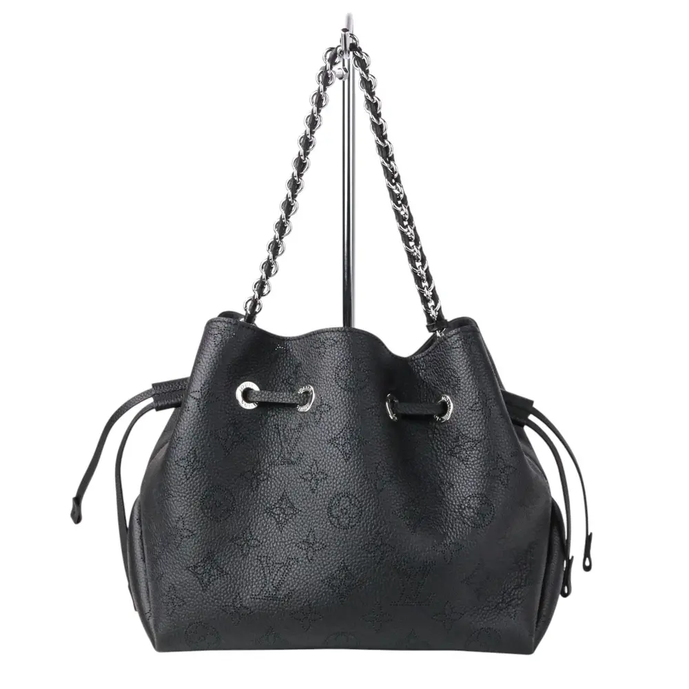 LOUIS VUITTON ルイヴィトン マヒナ ベラ 2way チェーン ショルダーバッグ 巾着 トートバッグ M57070 ノワール ブラック