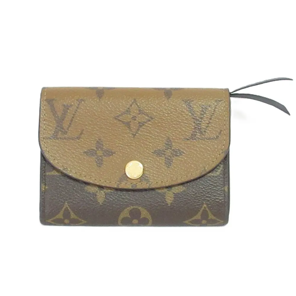 LOUIS VUITTON ルイヴィトン ポルトフォイユ ロザリ モノグラム リバース コインケース 小銭入れ M82333 ブラウン