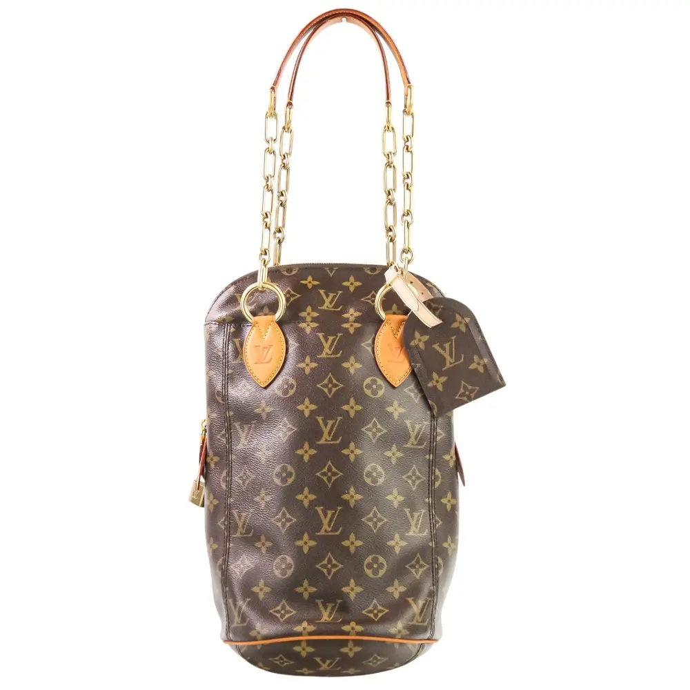 LOUIS VUITTON ルイヴィトン × カールラガーフェルド モノグラム ベビー パンチング ショルダーバッグ M40230 ブラウン