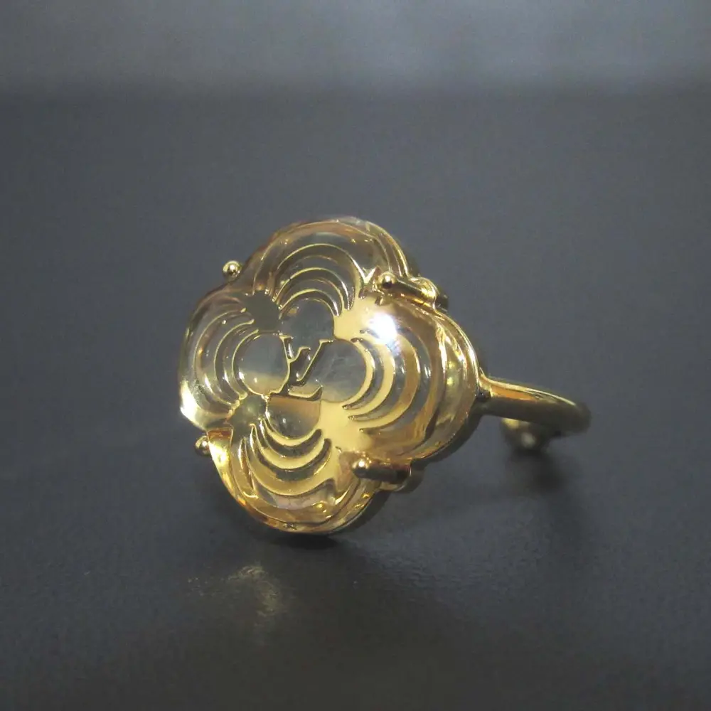 LOUIS VUITTON ルイヴィトン バーグアラフォリ リング 指輪 GP 8号 ゴールドカラー