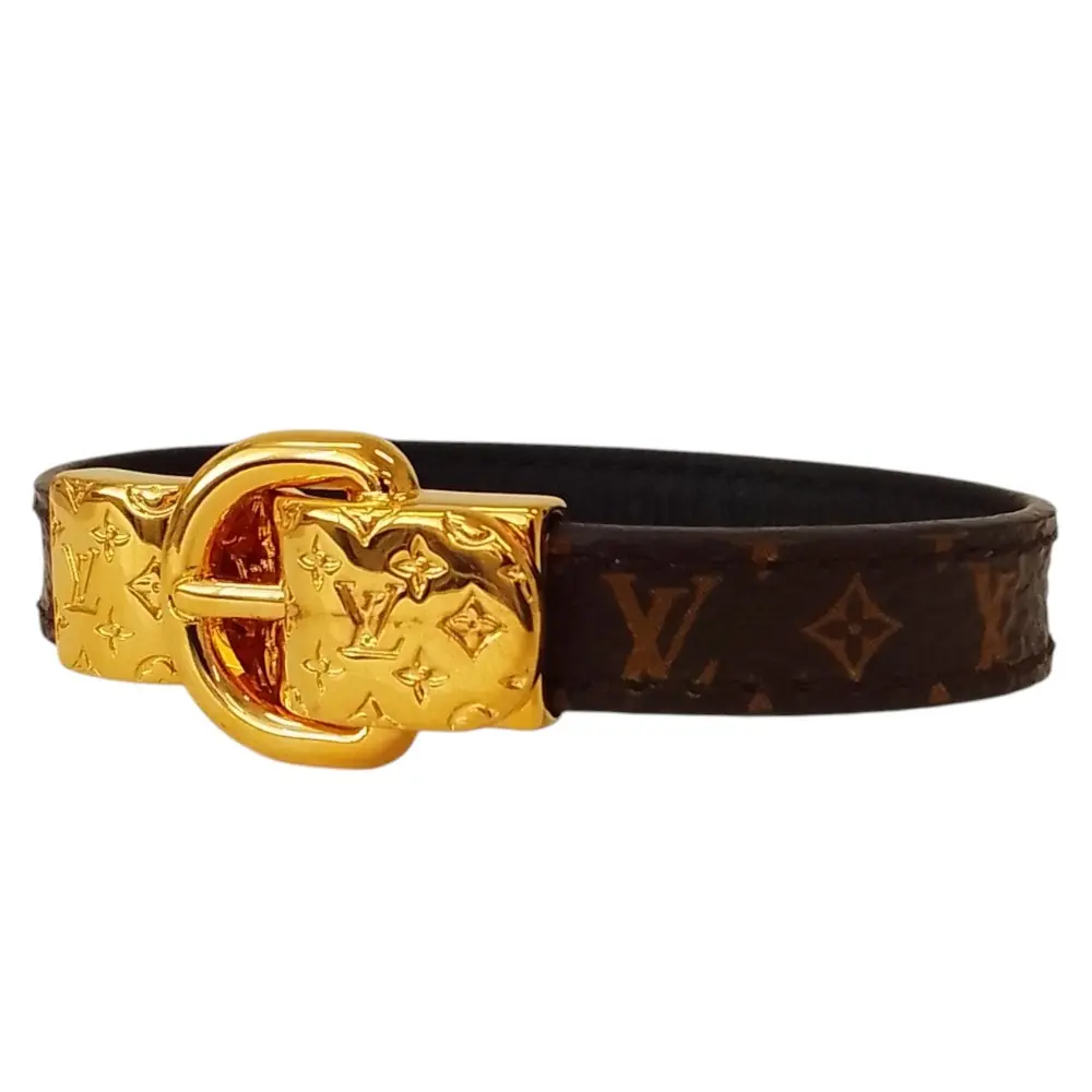 LOUIS VUITTON ルイヴィトン ブラレス ファッスン ユア LV ブレスレット M6170F 17 ブラウン