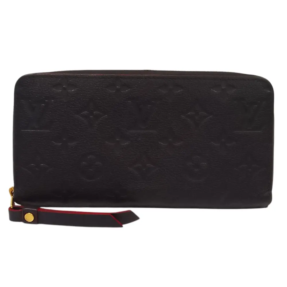 LOUIS VUITTON ルイヴィトン モノグラムアンプラント ポルトフォイユ クレマンス ジッピー ロングウォレット M69415 ネイビー