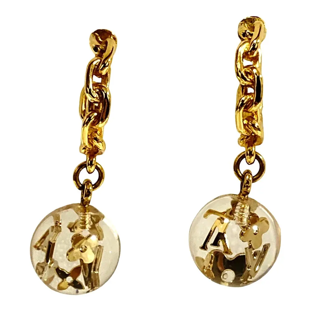 LOUIS VUITTON ルイヴィトン ブークルドレイユ ジュルアンクルージョン フープピアス M65542 ゴールドカラー