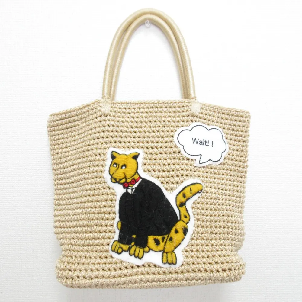 LUDLOW ラドロー アニマル コードバッグ トートバッグ ベージュ