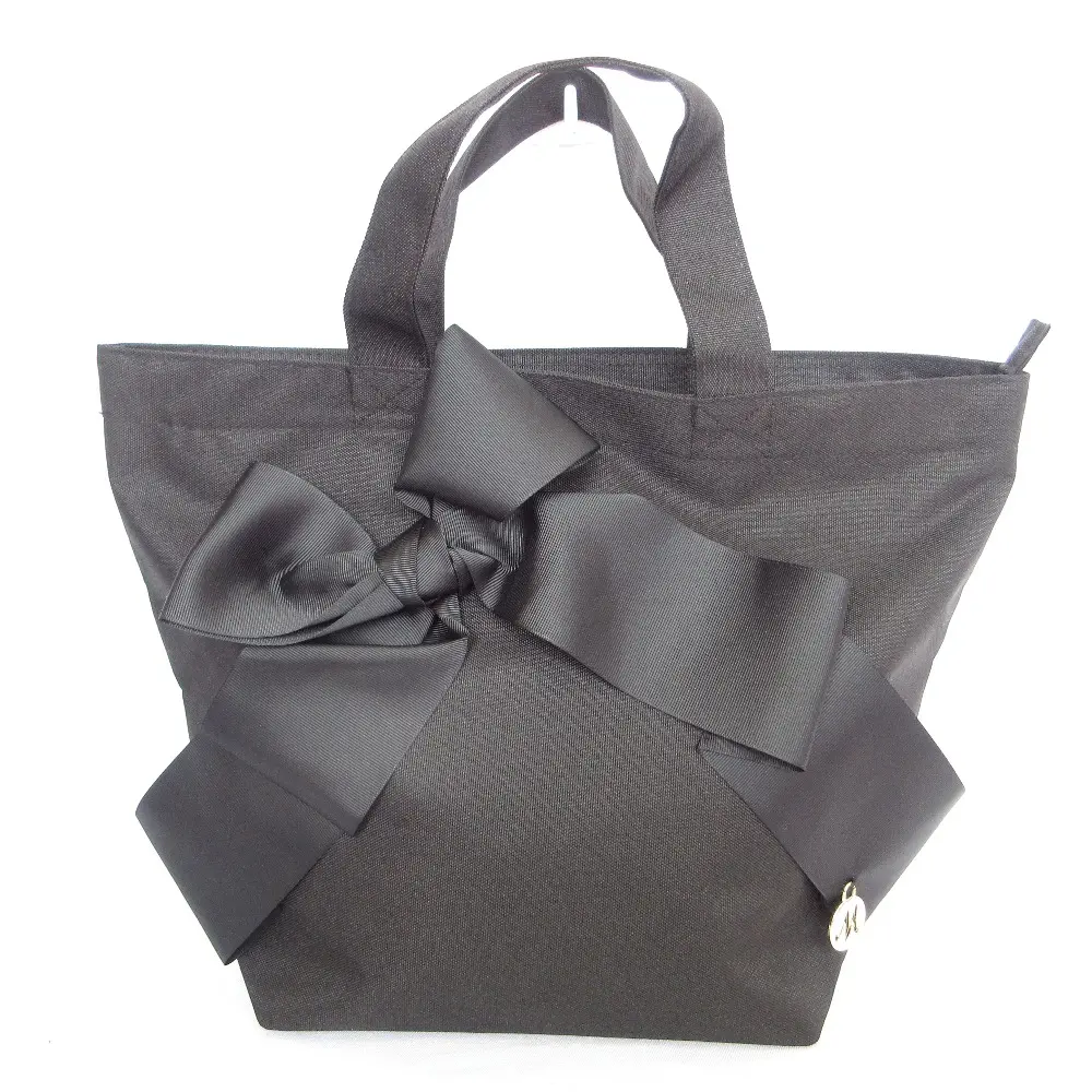 M’S GRACY エムズグレイシー リボン トートバッグ ブラック