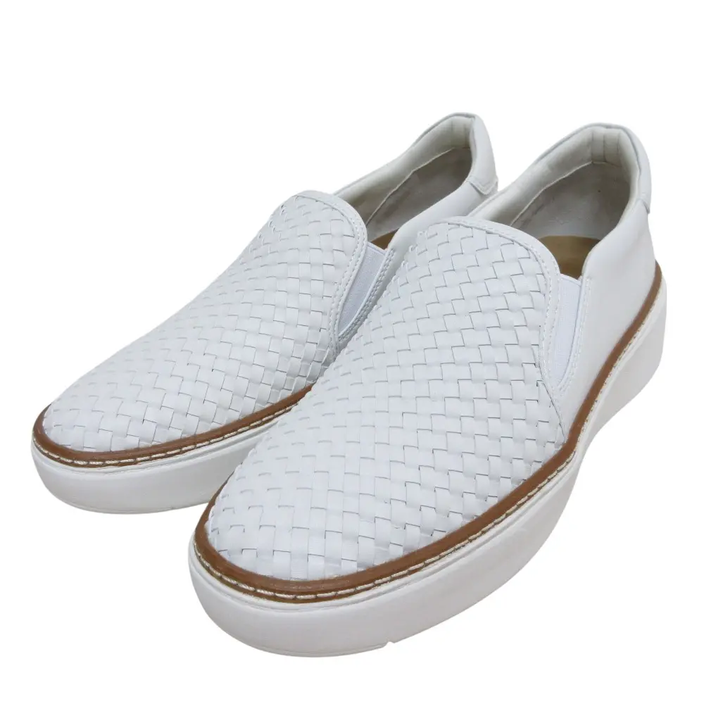 MACKINTOSH LONDON マッキントッシュ ロンドン 厚底 メッシュ スリッポンスニーカー 23.0cm  ホワイト 