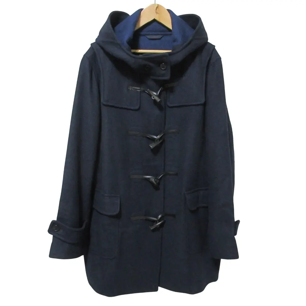MACKINTOSH マッキントッシュ バイカラーリバーダッフルコート 大きいサイズ 44 ネイビー