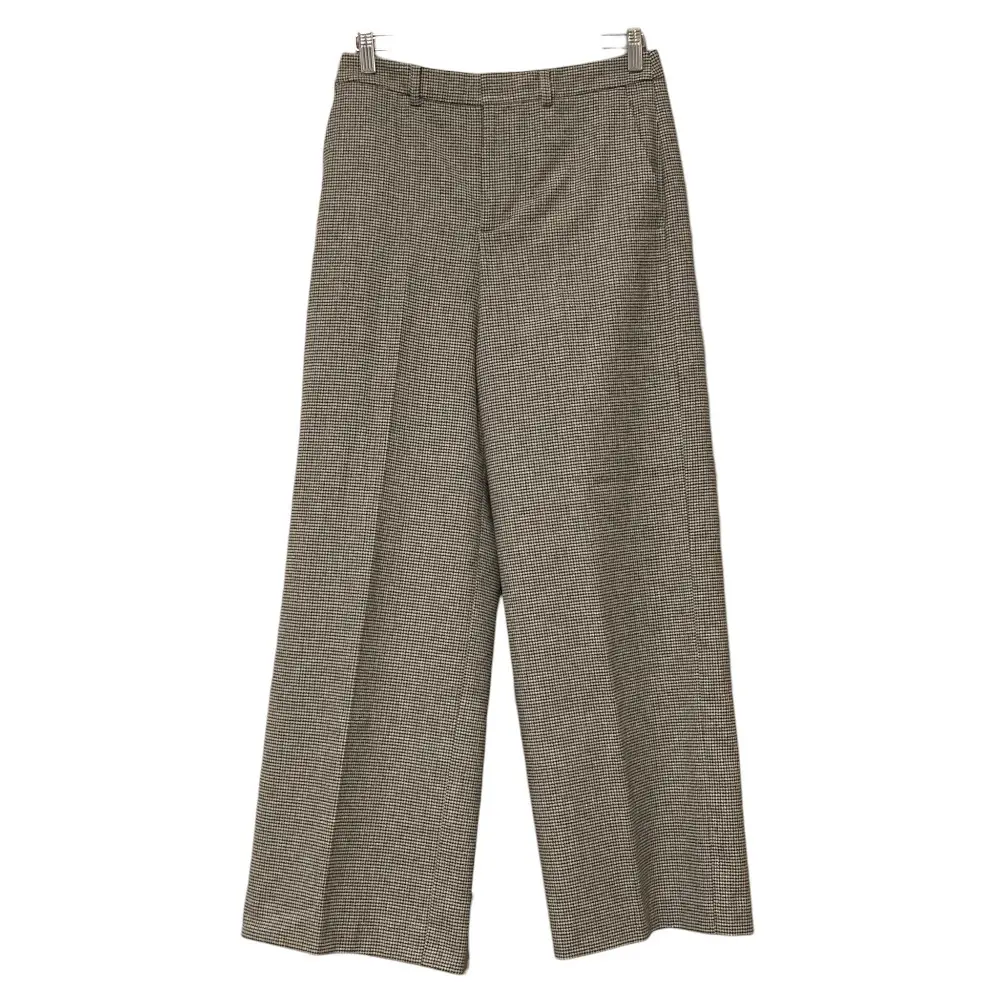 MACKINTOSH LONDON マッキントッシュ ガンクラブチェック ワイドパンツ スラックス サイズ38 グレージュ