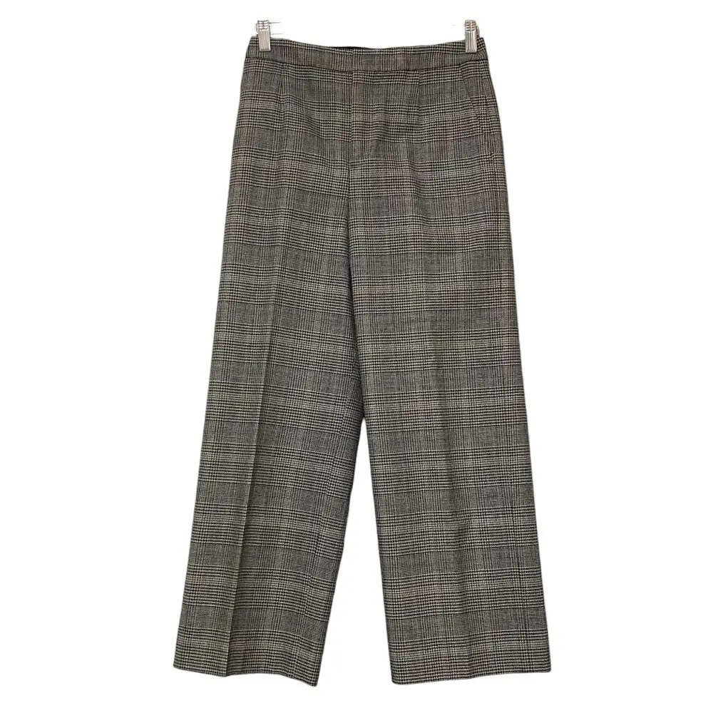 MACKINTOSH LONDON マッキントッシュ グレンチェック ワイドパンツ スラックス サイズ38 グレー